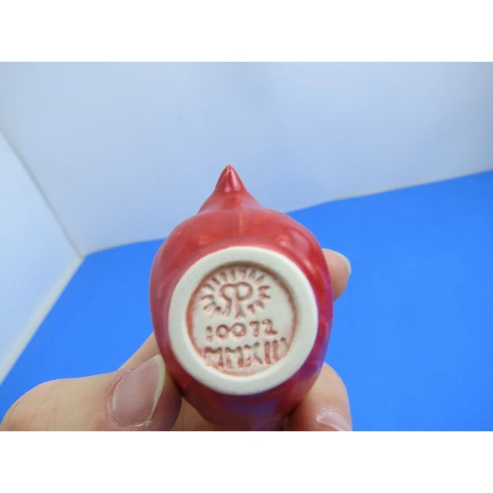 Rookwood Pottery 10071 Red Cardinal Christmas Ornament 2013